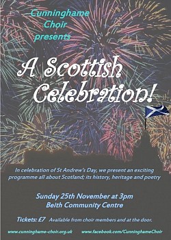 A Scottish Celebration concert poster